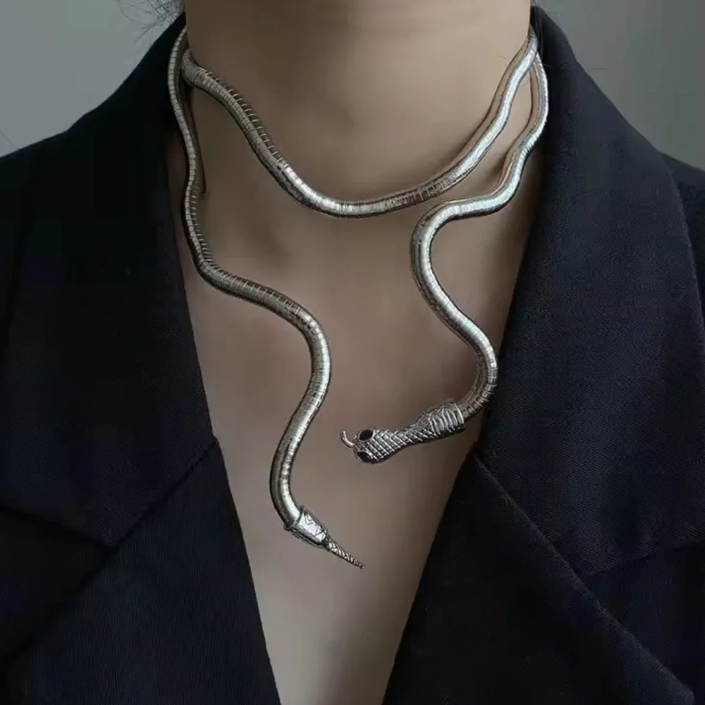 Serpenti Gold Magic Snake Cool Bendy Multilayer Necklace
